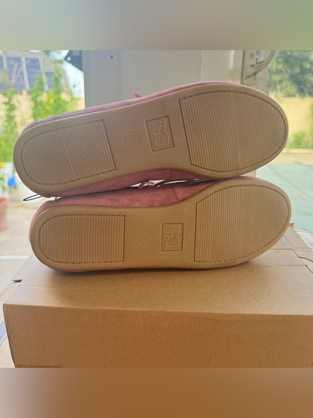 Time and Tru Women's Pink Boat Shoes Memory Foam Slip On Deck Loafers 8.5 Medium - Picture 11 of 14